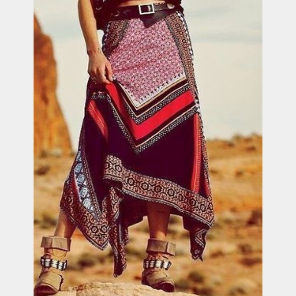 Free People Dresses & Skirts - Free People Bedouin traveler skirt